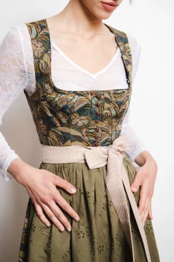 Blusen*SPORTALM Dirndlbluse mit verkürzten Ärmeln SnowWhite