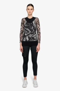 Shirts / Tops*SPORTALM Doppellagiges Langarm-Shirt Black