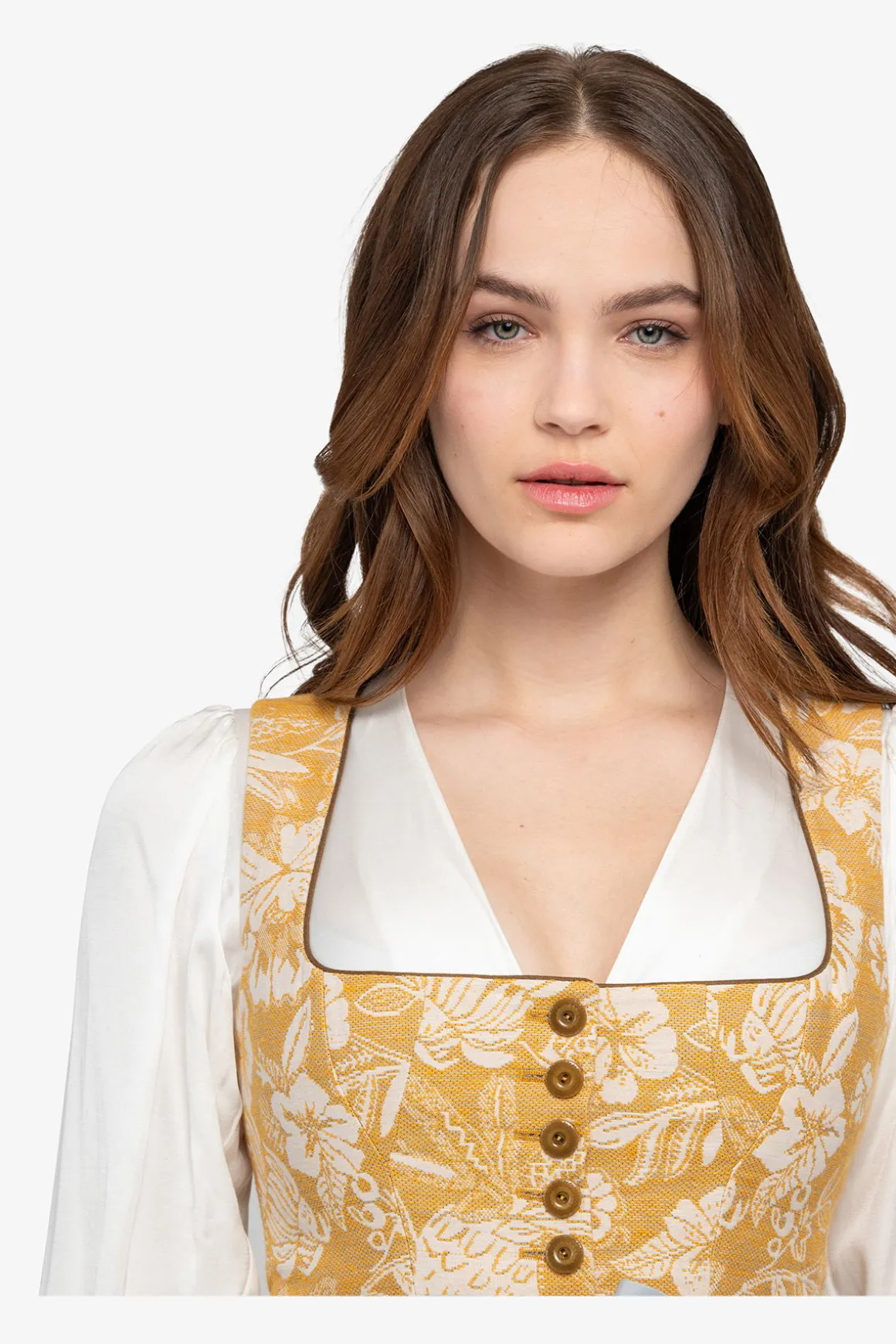 Dirndl*SPORTALM farbenfrohes Dirndl MustardField