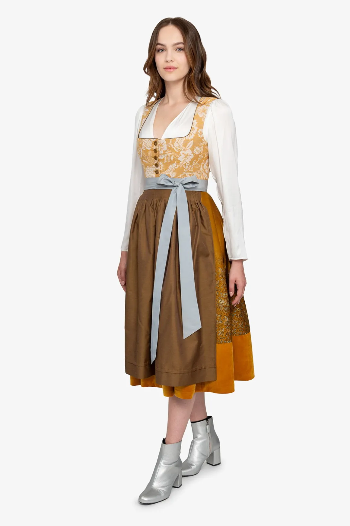 Dirndl*SPORTALM farbenfrohes Dirndl MustardField