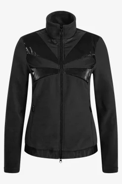 Jacken*SPORTALM Fleecejacke mit Stehkragen Black