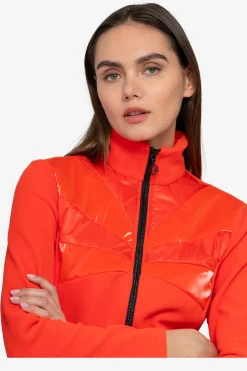 Jacken*SPORTALM Fleecejacke mit Stehkragen PaprikaFlame