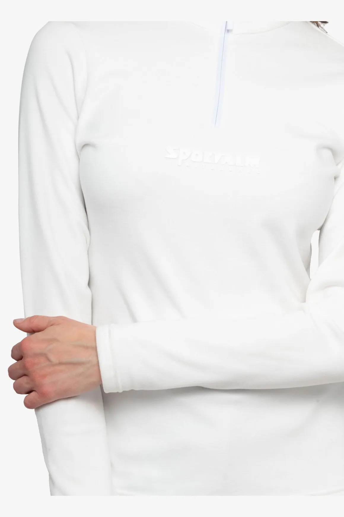 First Layer / Mid Layer*SPORTALM Fleece-Unterzieher BrightWhite