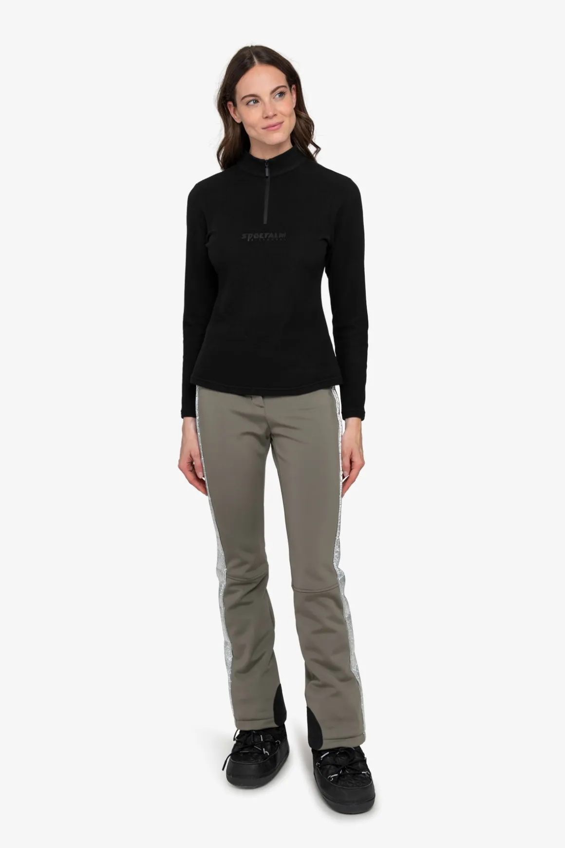 First Layer / Mid Layer*SPORTALM Fleece-Unterzieher Black