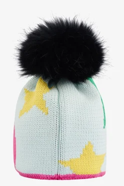 Accessoires Mit Pelz|Accessoires Mit Pelz*SPORTALM Grobstrickmütze mit Echtpelz-Bommel CrystalClear