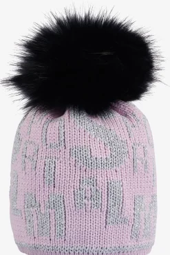 Accessoires Mit Pelz|Accessoires Mit Pelz*SPORTALM Grobstrickmütze mit Echtpelz-Bommel ChalkPink