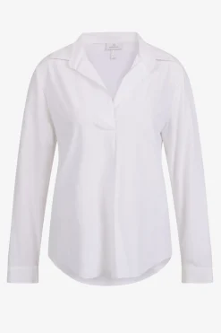 Blusen / Tuniken*SPORTALM Hemdbluse zum Schlupfen WEISS