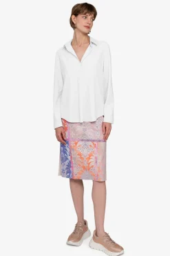 Blusen / Tuniken*SPORTALM Hemdbluse zum Schlupfen WEISS