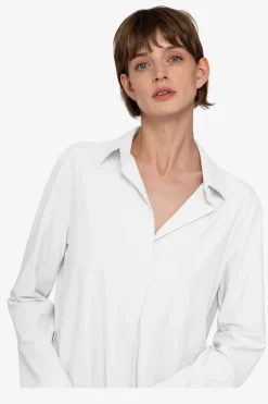 Blusen / Tuniken*SPORTALM Hemdbluse zum Schlupfen WEISS