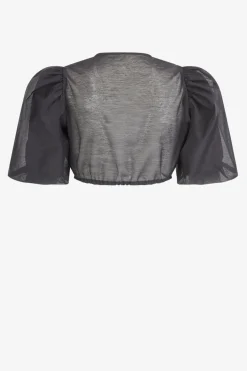 Blusen*SPORTALM Hochgeschlossene Dirndlbluse Black