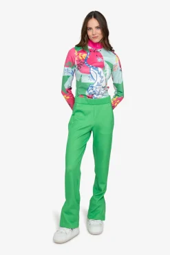 Hosen*SPORTALM Hose mit leicht ausgestelltem Bein PoisonGreen