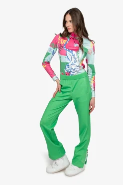 Hosen*SPORTALM Hose mit leicht ausgestelltem Bein PoisonGreen