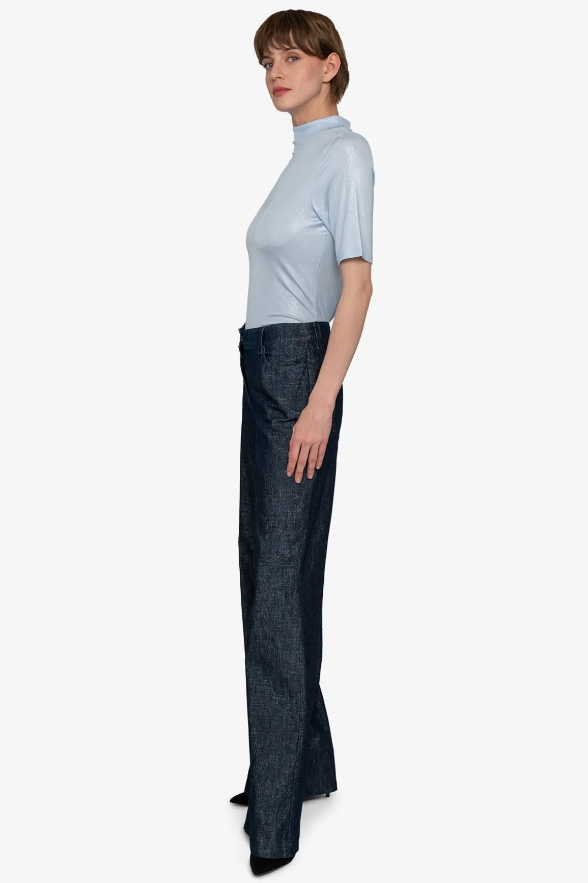 Hosen / Jeans*SPORTALM Hose mit weitem Bein DarkDenim