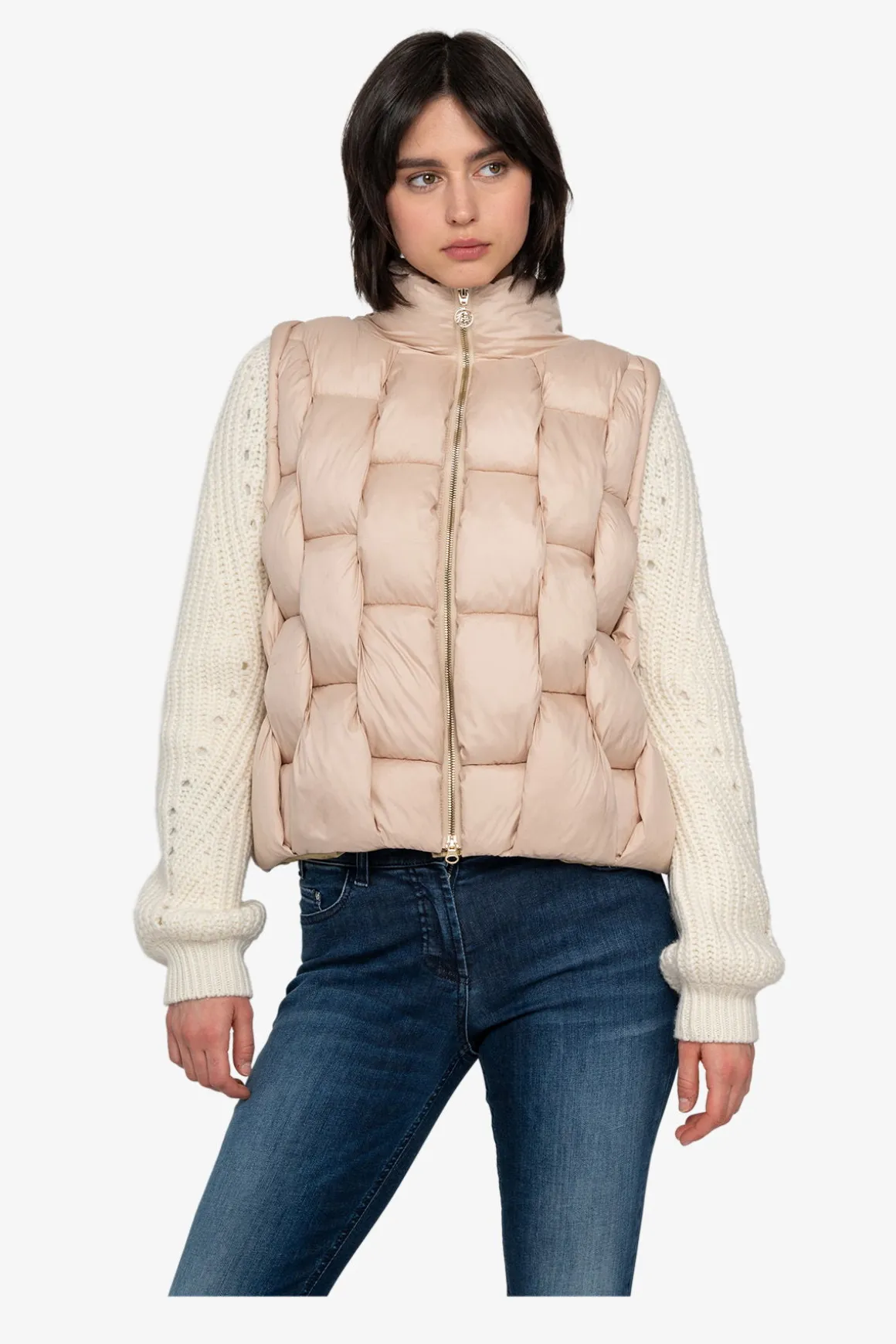 Jacken / Blazer*SPORTALM Jacke mit gestrickten Ärmeln EucalyptusMist