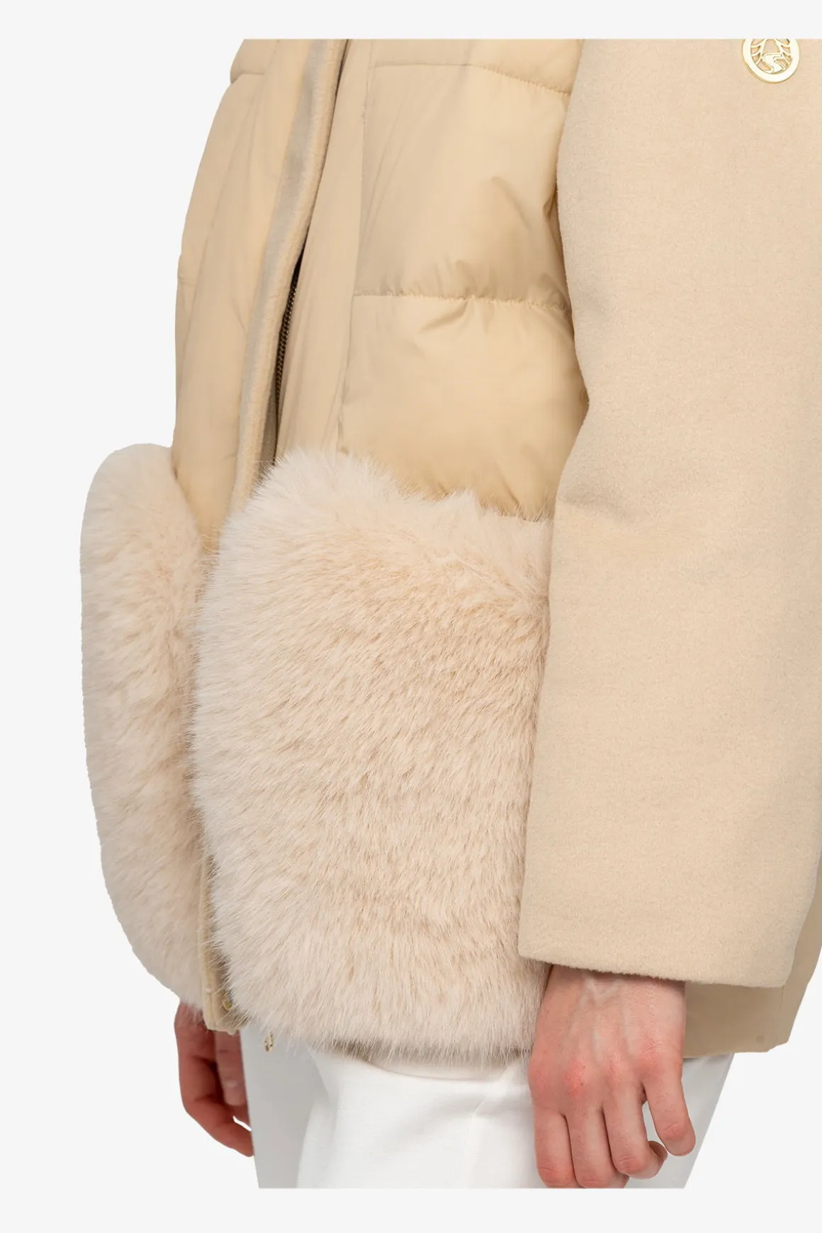 Mäntel|Jacken / Blazer*SPORTALM Jacke mit Kunstfell-Kragen SkimmingStone