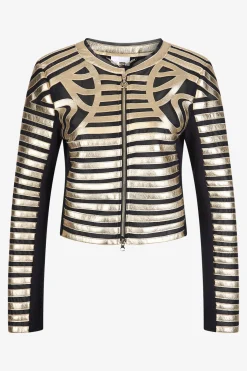 Jacken / Blazer*SPORTALM Jacke mit Rundhalsausschnitt Gold