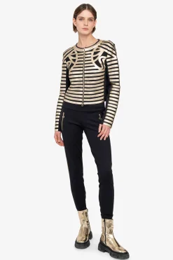 Jacken / Blazer*SPORTALM Jacke mit Rundhalsausschnitt Gold