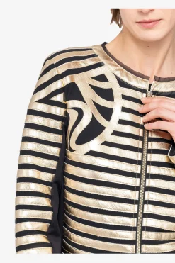 Jacken / Blazer*SPORTALM Jacke mit Rundhalsausschnitt Gold