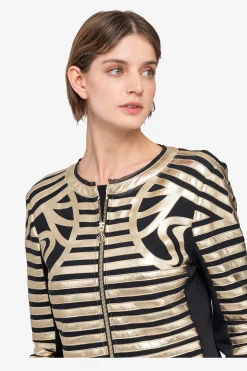 Jacken / Blazer*SPORTALM Jacke mit Rundhalsausschnitt Gold