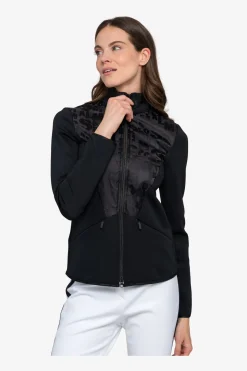 First Layer / Mid Layer*SPORTALM Jacke mit Stehkragen Black