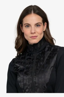 First Layer / Mid Layer*SPORTALM Jacke mit Stehkragen Black