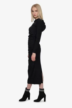 Kleider*SPORTALM Kleid mit Kapuze Black