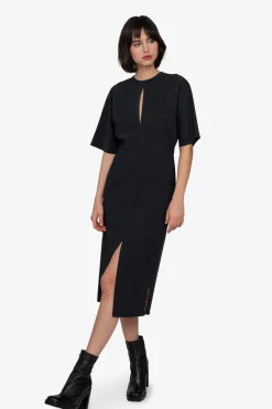 Kleider*SPORTALM Kleid mit kurzem Ärmel Black