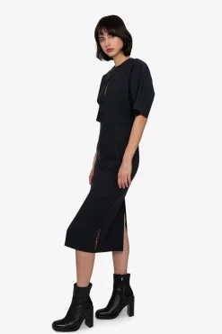 Kleider*SPORTALM Kleid mit kurzem Ärmel Black