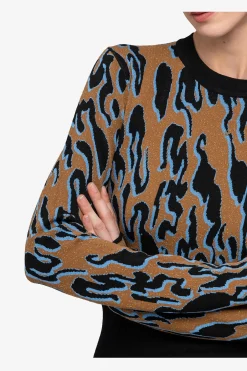 Kleider*SPORTALM Kleid mit Rundhalsausschnitt TeddyBrown