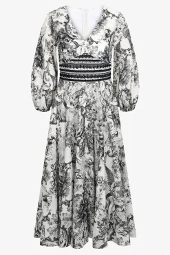 Kleider*SPORTALM Kleid mit V-Ausschnitt SnowWhite