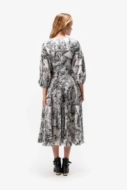 Kleider*SPORTALM Kleid mit V-Ausschnitt SnowWhite