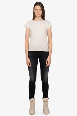 Shirts / Tops*SPORTALM Kurzarm-Shirt mit Rundhalsausschnitt FrostedAlmond