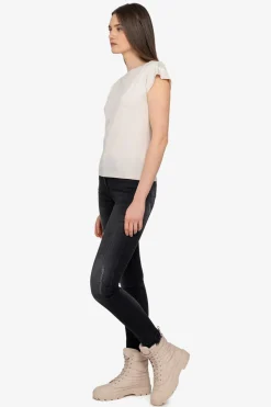 Shirts / Tops*SPORTALM Kurzarm-Shirt mit Rundhalsausschnitt FrostedAlmond