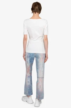 Shirts / Tops*SPORTALM Kurzarm-Shirt mit Rundhalsausschnitt SnowWhite