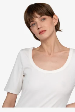 Shirts / Tops*SPORTALM Kurzarm-Shirt mit Rundhalsausschnitt SnowWhite
