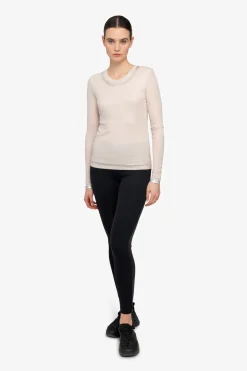 Shirts / Tops*SPORTALM Langarm-Shirt mit Rundhalsausschnitt FrostedAlmond