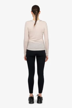 Shirts / Tops*SPORTALM Langarm-Shirt mit Rundhalsausschnitt FrostedAlmond
