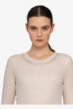 Shirts / Tops*SPORTALM Langarm-Shirt mit Rundhalsausschnitt FrostedAlmond