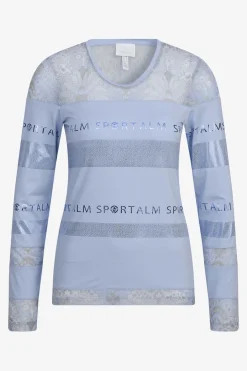 Sweatshirts*SPORTALM Langarm-Shirt mit Rundhalsausschnitt SoftSky