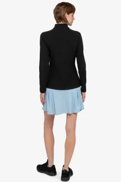 Shirts / Tops*SPORTALM Langarm-Shirt mit Stehkragen Black