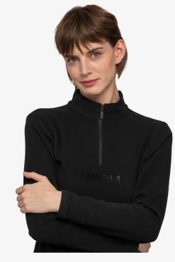 Shirts / Tops*SPORTALM Langarm-Shirt mit Stehkragen Black