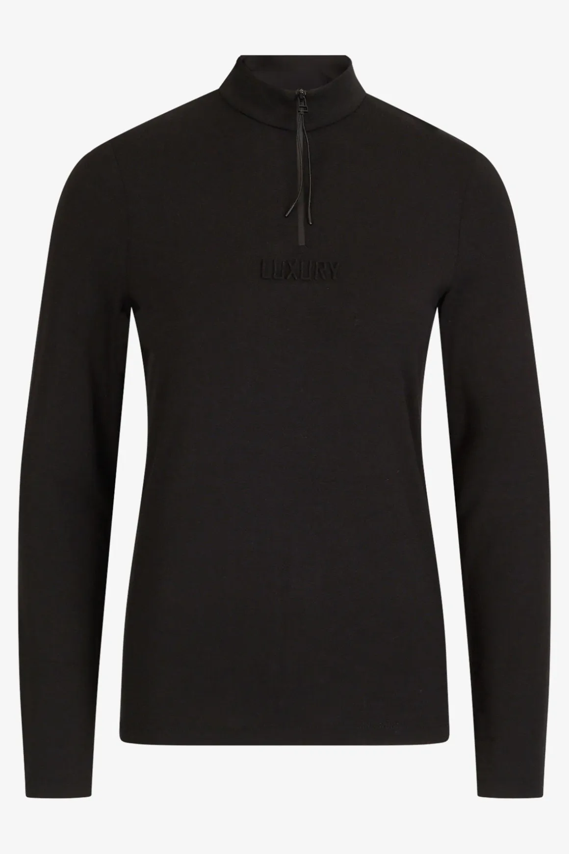 Shirts / Tops*SPORTALM Langarm-Shirt mit Stehkragen Black
