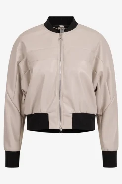 Jacken / Blazer*SPORTALM Lederimitat-Jacke mit Stehkragen String