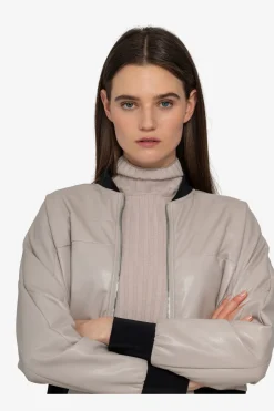 Jacken / Blazer*SPORTALM Lederimitat-Jacke mit Stehkragen String