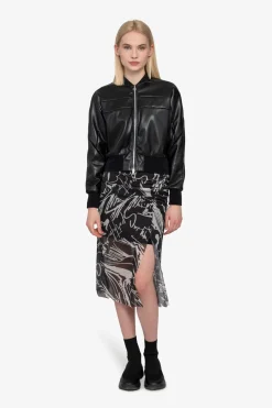Jacken / Blazer*SPORTALM Lederimitat-Jacke mit Stehkragen Black