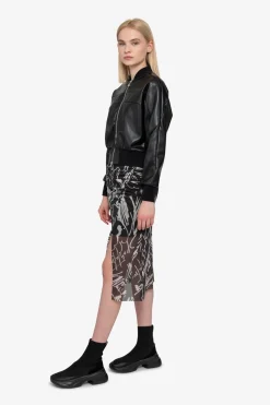 Jacken / Blazer*SPORTALM Lederimitat-Jacke mit Stehkragen Black