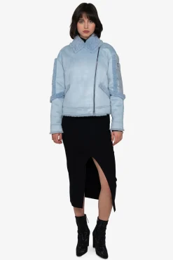 Jacken / Blazer*SPORTALM Lederjacke mit Reverskragen SoftSky