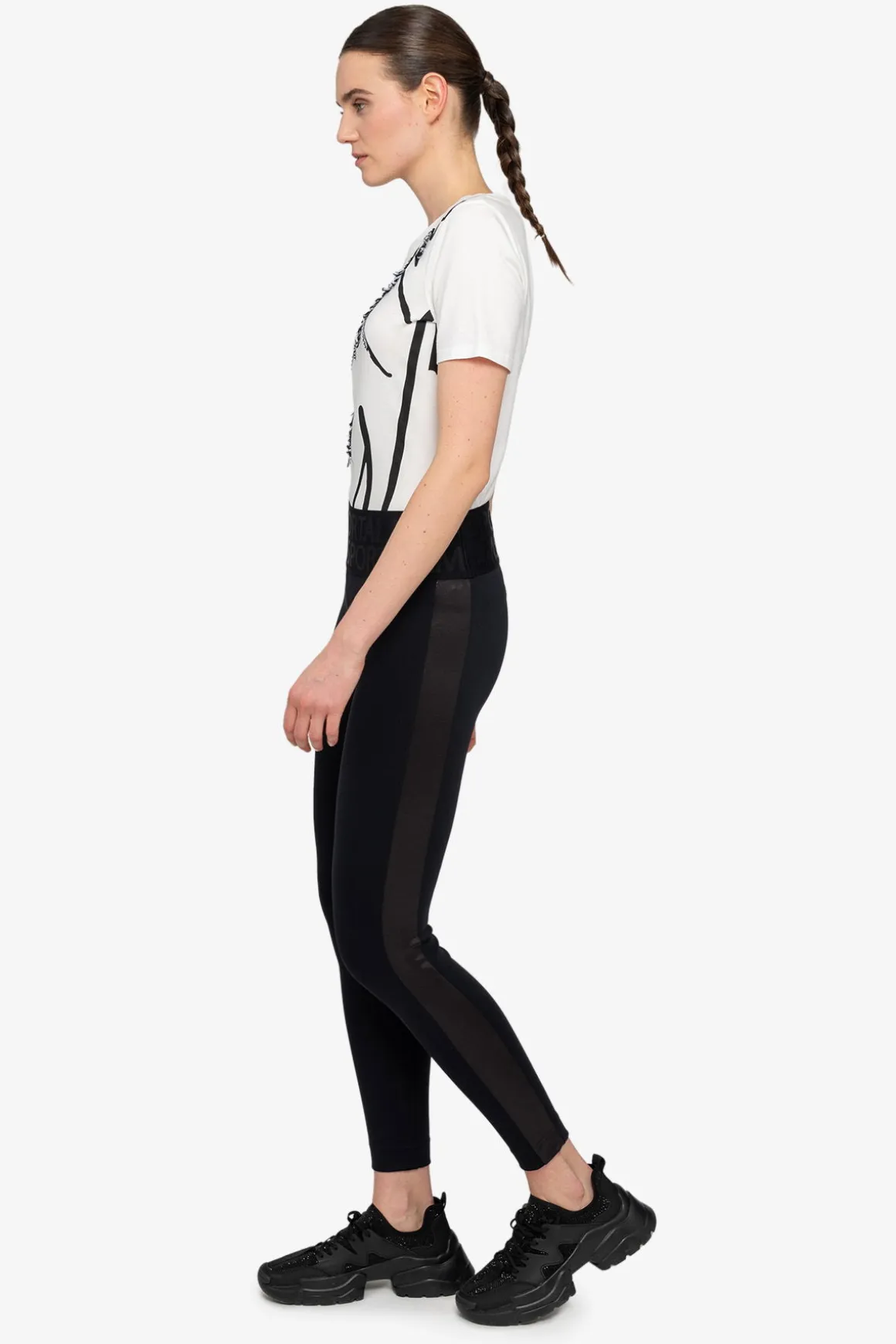 Hosen / Jeans*SPORTALM Leggings mit Einsatz Black