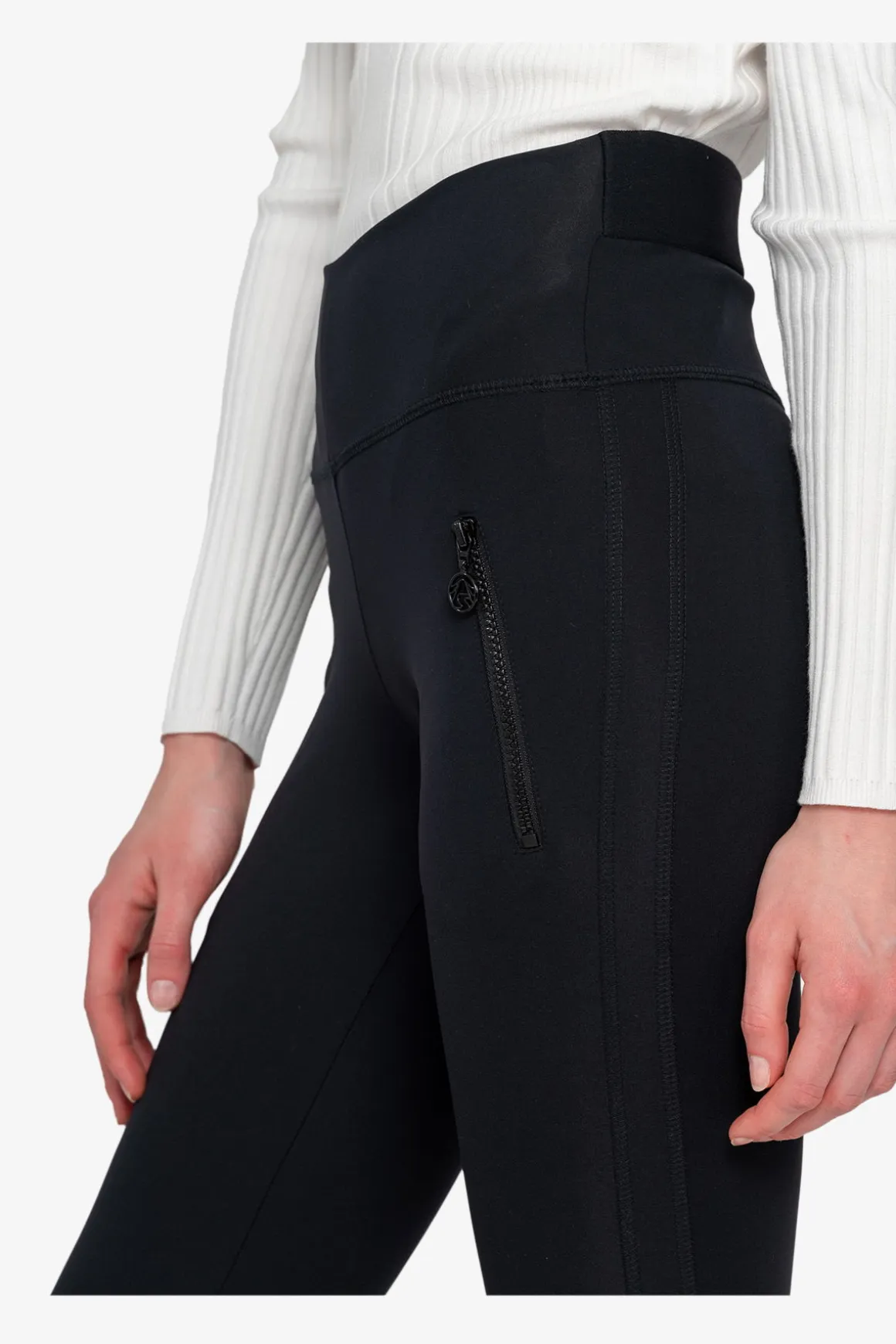 Hosen / Jeans*SPORTALM Leggings mit Reißverschlusstaschen Black