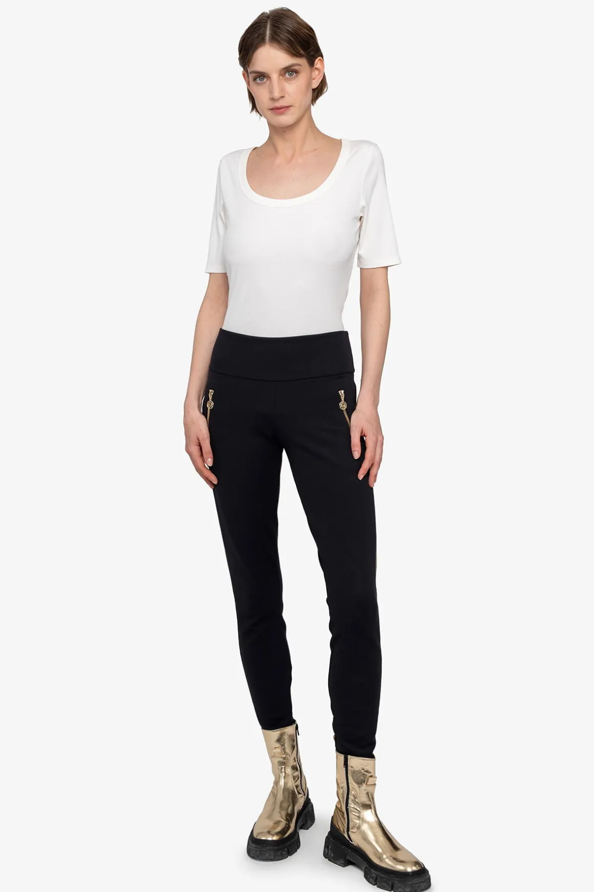 Hosen / Jeans*SPORTALM Leggings mit schmalem Bein Gold